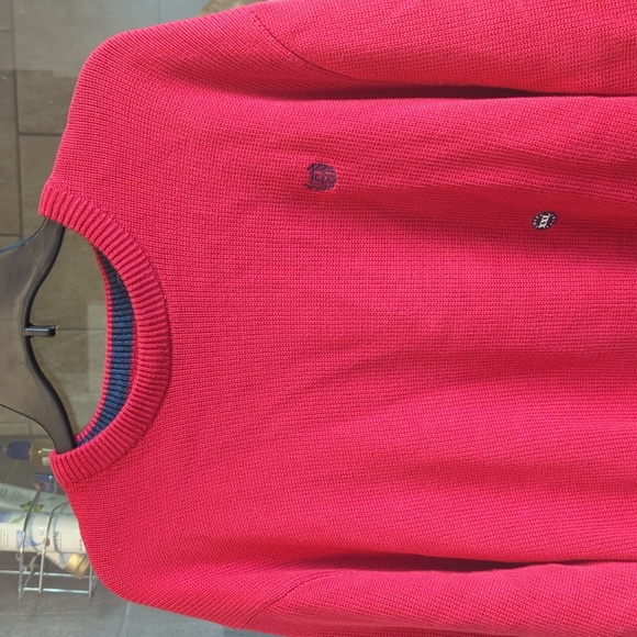NWT Chaps Red Crewneck Sweater - Picture 2 of 6